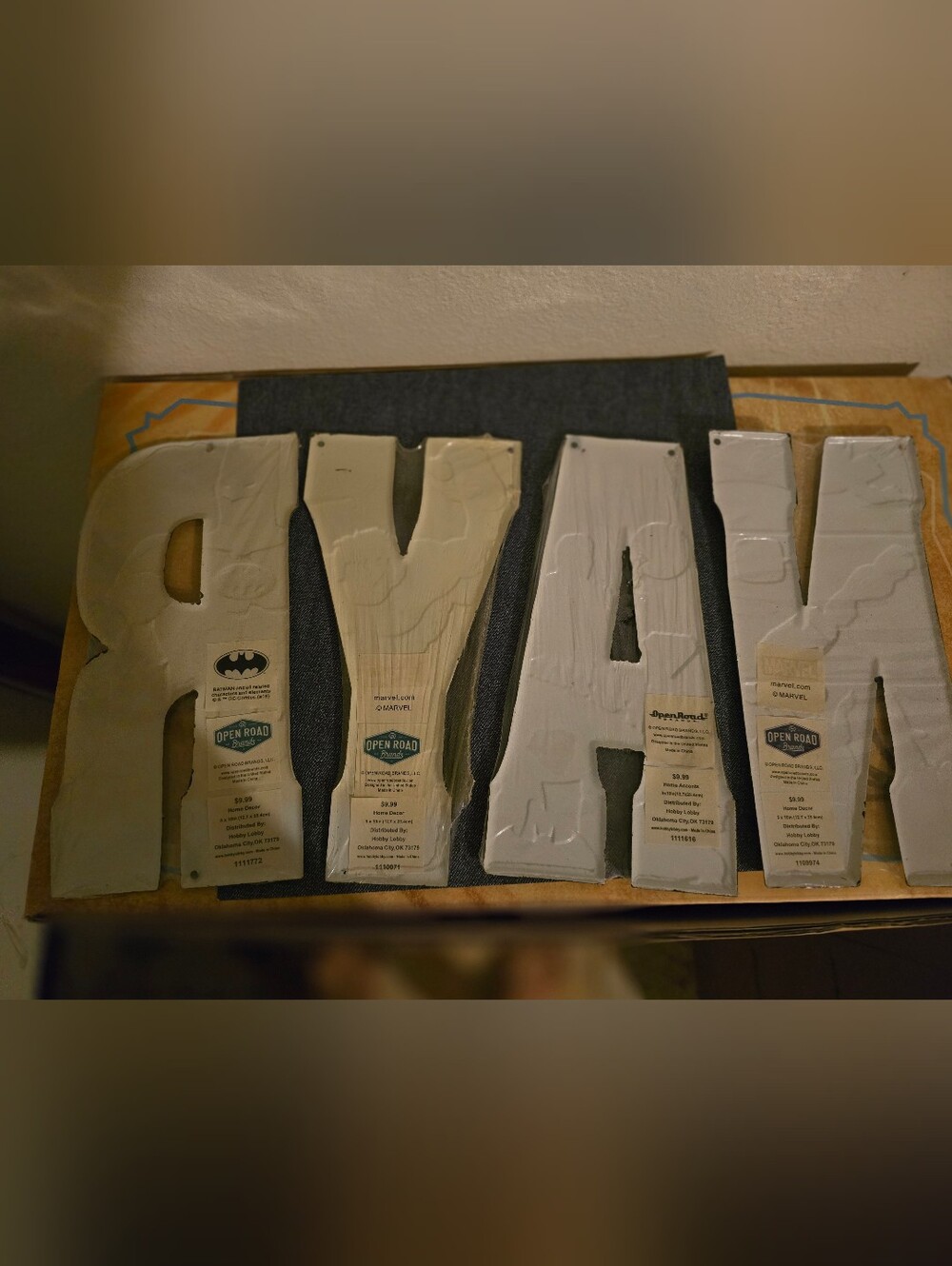 Superhero Letters - RYAN - Picture 6 of 7